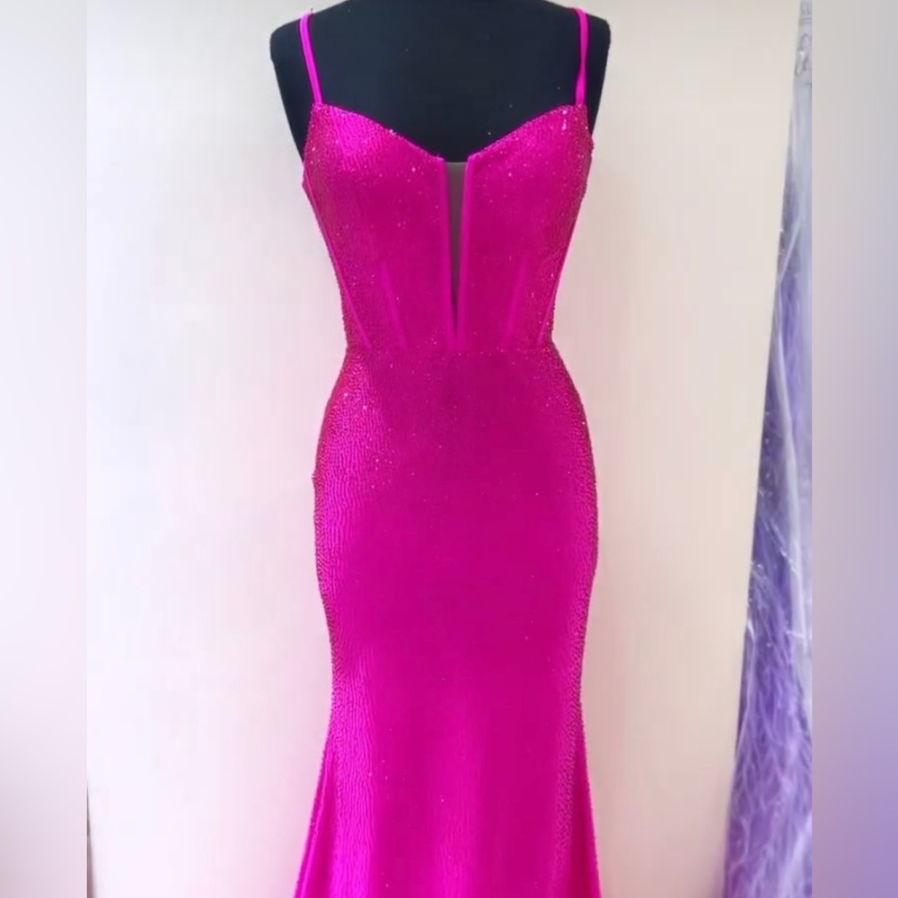Sherri Hill Corset Top Embellished Dress